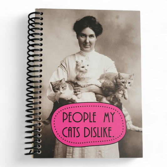 People My Cats Dislike Blank 5x7 Notebook