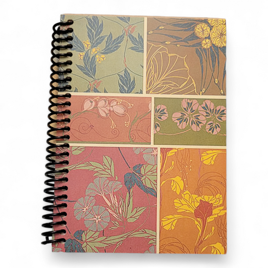 Muted Floral Design  5x7 Notebook