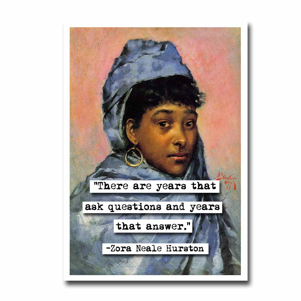 Zora Neale Hurston There Are Years Quote Blank Greeting Card
