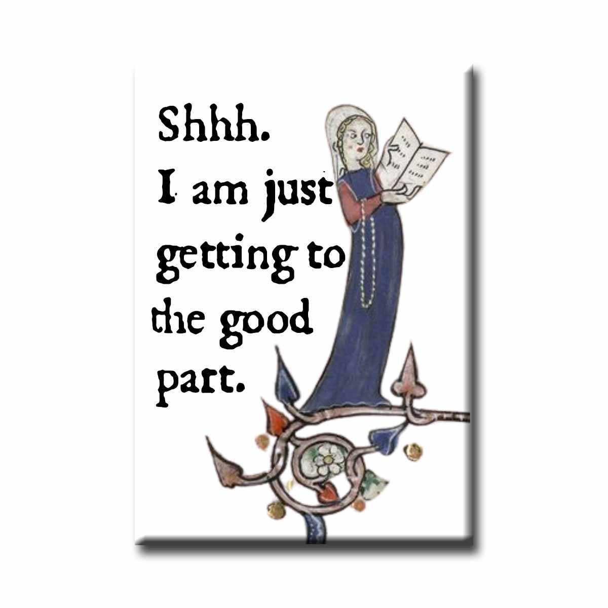 Medieval Marginalia Good Part Refrigerator Magnet