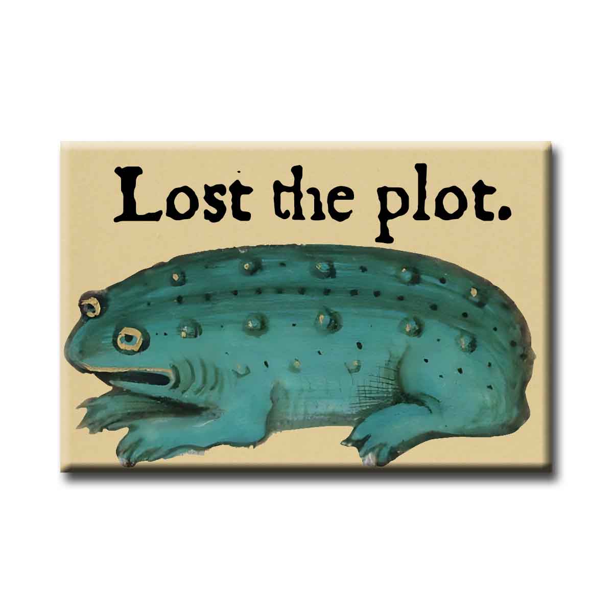 Medieval Marginalia Lost the Plot Refrigerator Magnet