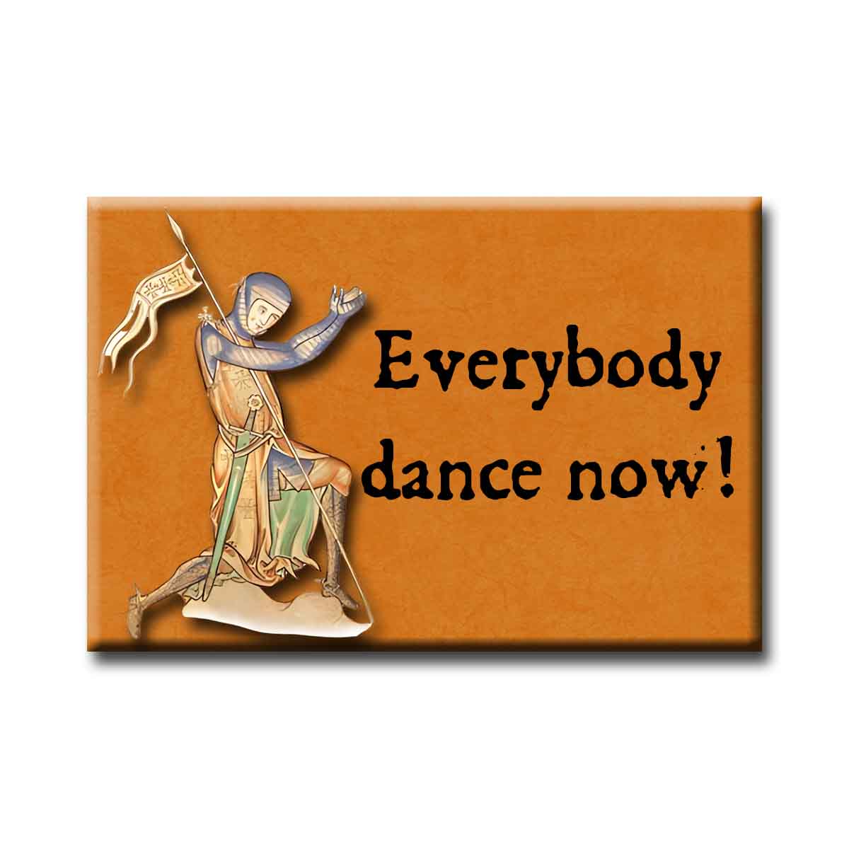 Medieval Marginalia Everybody Dance Now Refrigerator Magnet