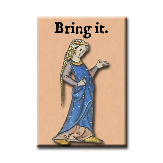 Medieval Marginalia Bring It Refrigerator Magnet