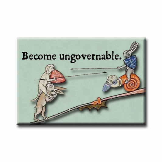 Medieval Marginalia Becoming Ungovernable Refrigerator Magnet