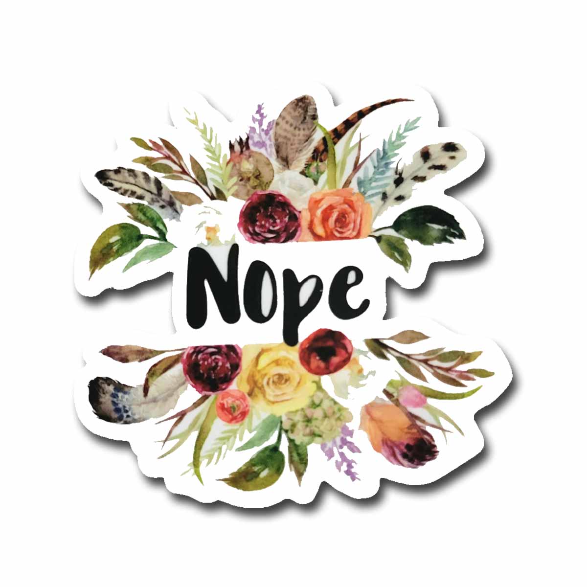 Nope Vinyl Sticker