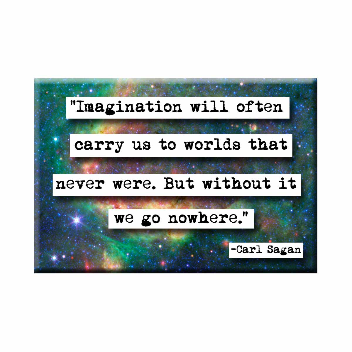 Carl Sagan Imagination Magnet