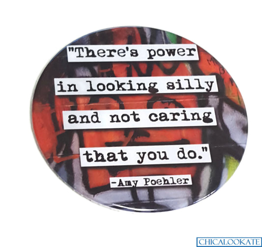 Amy Poehler Power in Looking SIlly Coaster