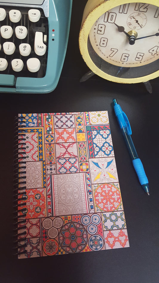 Tile Patterns Design  5x7 Notebook