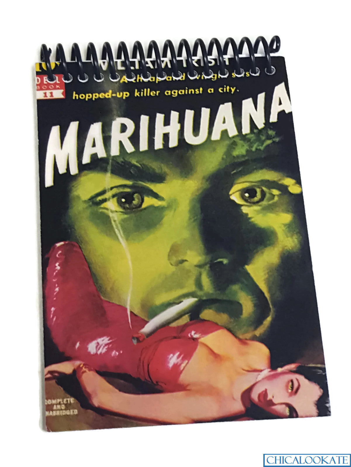 Marihuana Pulp Cover Blank 4x6 Notepad