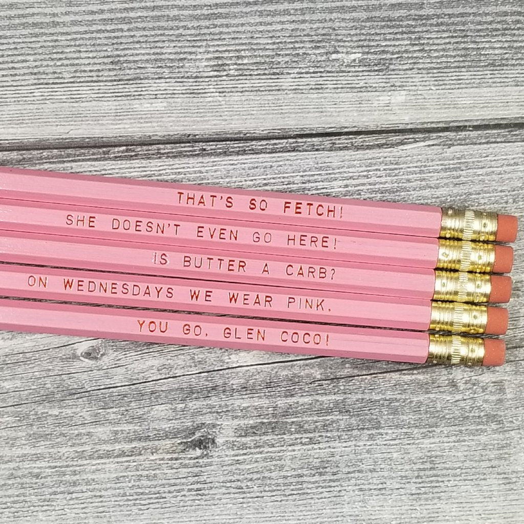 Mean Girls Quote Pencils