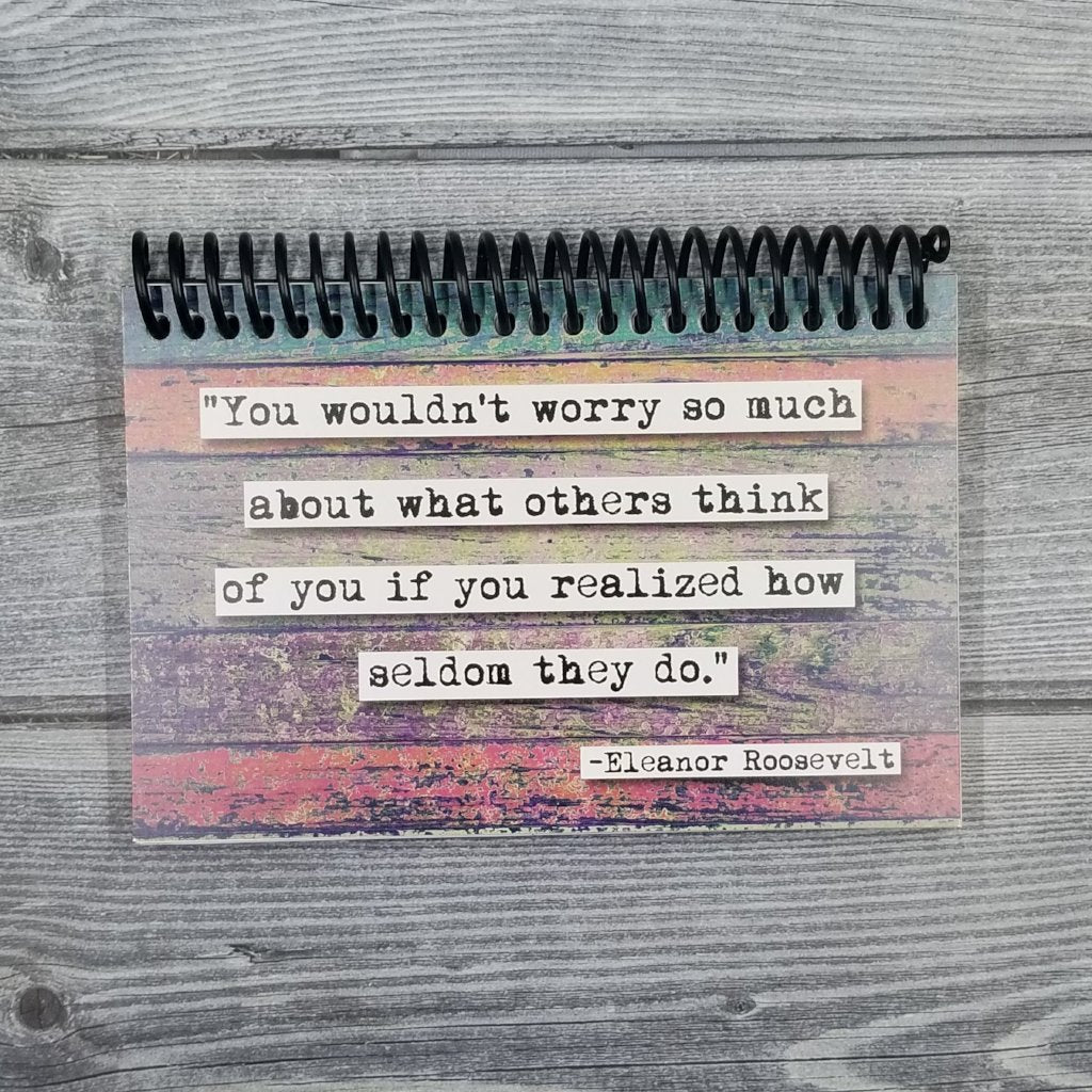 Eleanor Roosevelt Worry Blank 4x6 Notepad