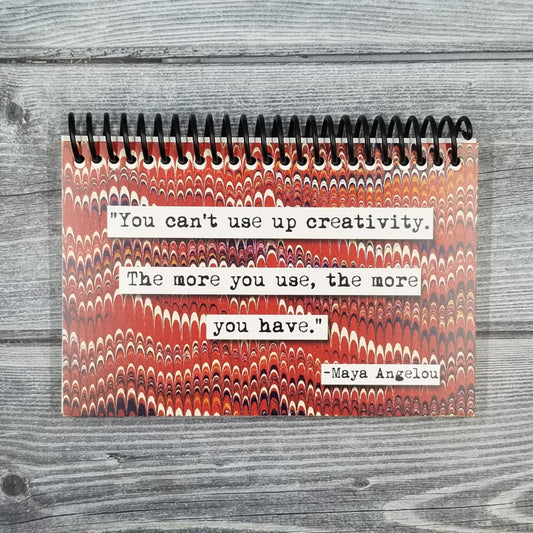 Maya Angelou Blank 4x6 Notepad