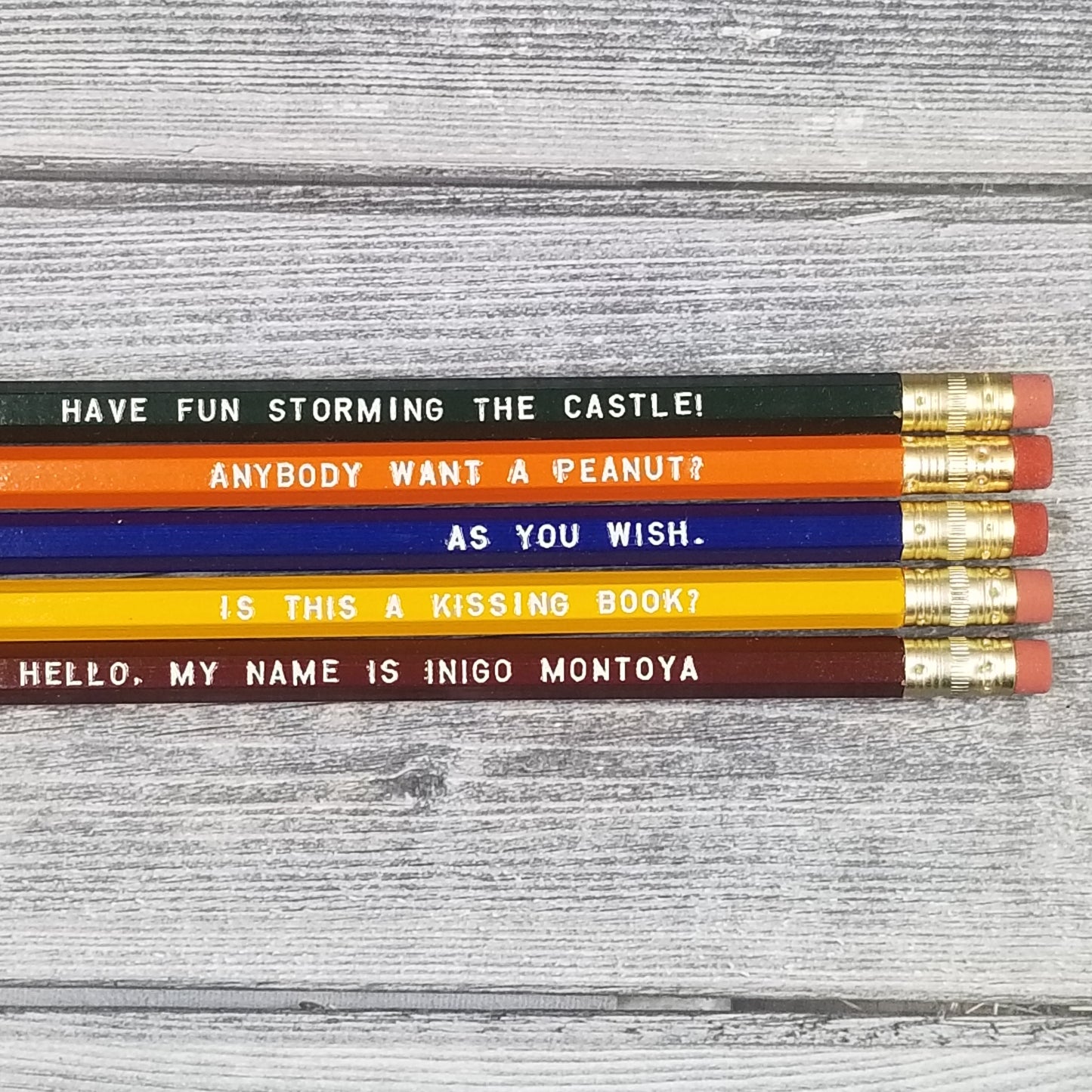 Princess Bride Quote Pencils