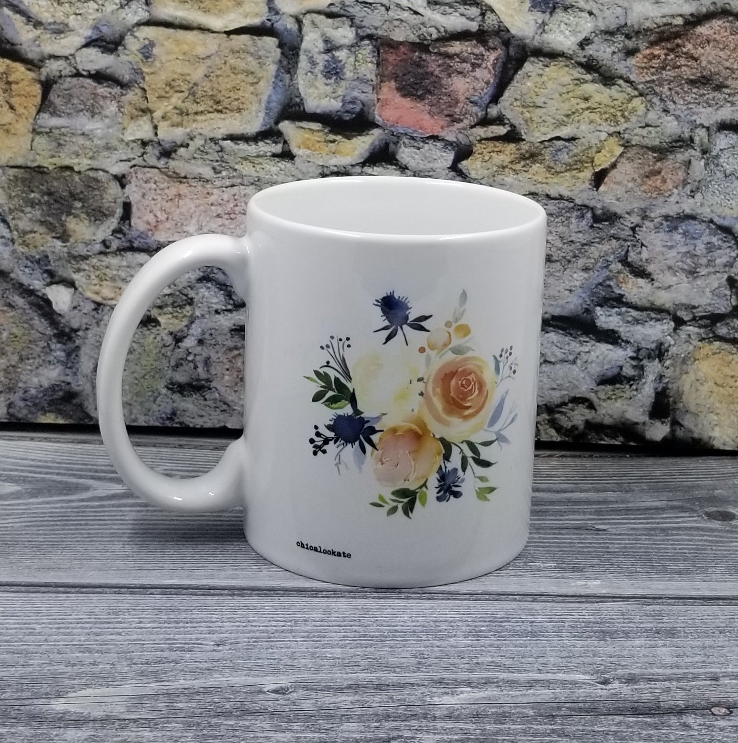 Help Me Floral Mug