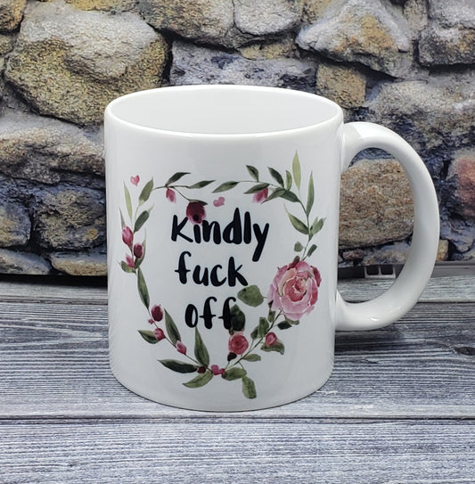 Kindly Fuck Off Mug NASFW