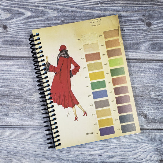 Fashion Swatches 5x7 Blank Notebook