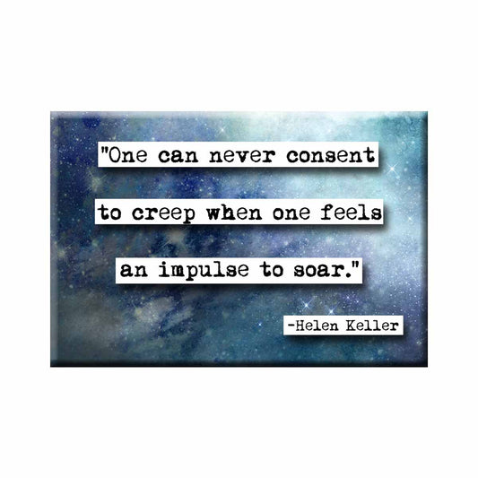 Helen Keller Soar quote Magnet (no.206)