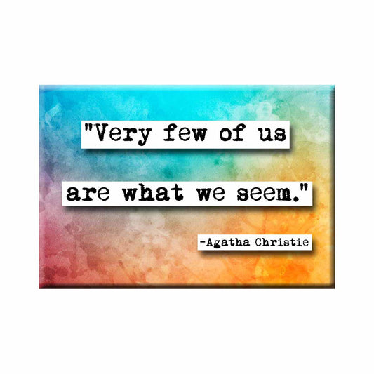 Agatha Christie Quote Magnet (no.341)