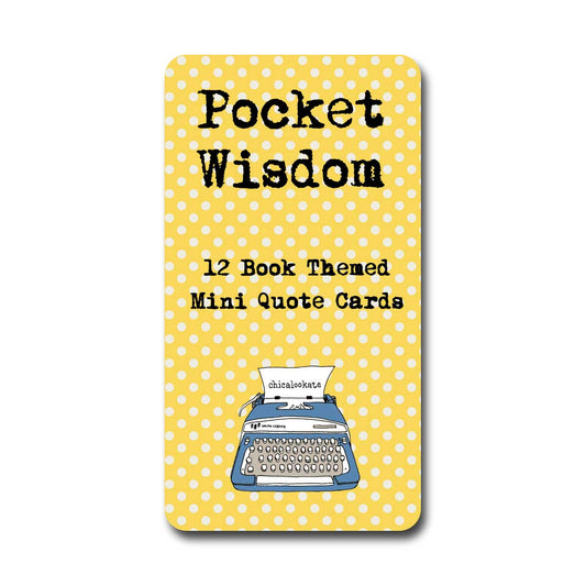 Books Pocket Wisdom Mini Quote Cards Set of 12