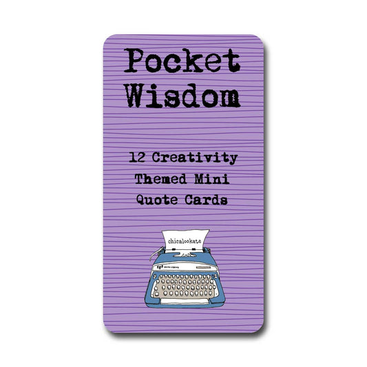 Creativity Pocket Wisdom Mini Quote Cards Set of 12