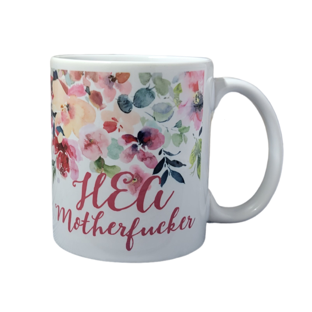 Bookstore Romance Day HEA Motherfucker Soft Floral Mug