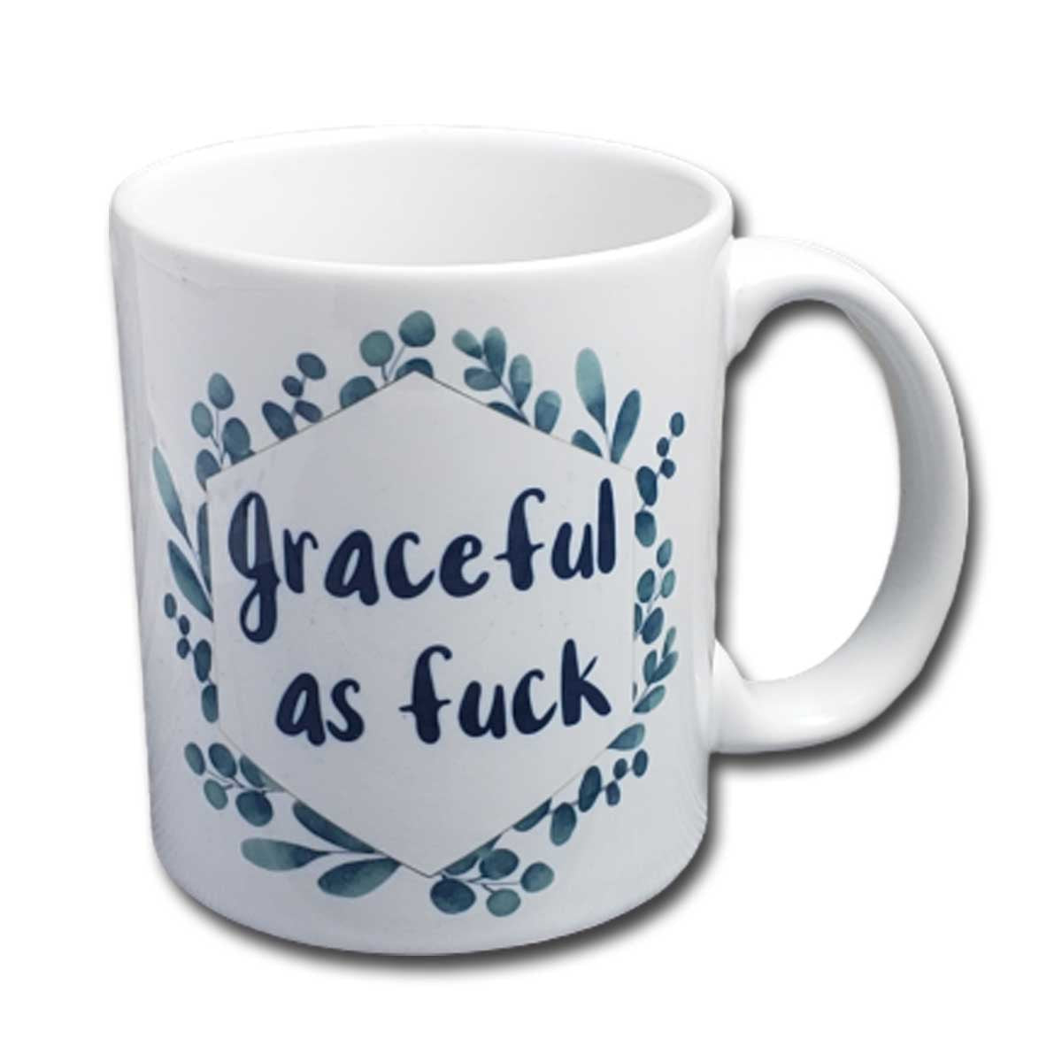 Graceful as Fuck Mug NASFW