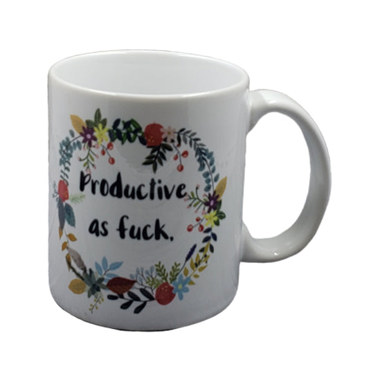 Productive as Fuck Mug NASFW