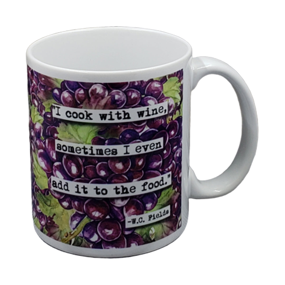 W.C. Fields Cook With Wine Quote Mug