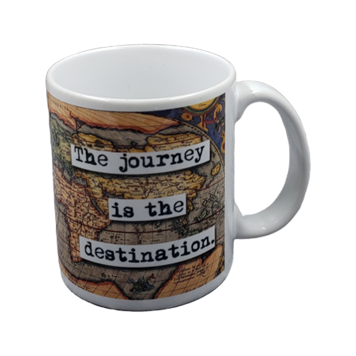 Journey is the Destination Quote Mug