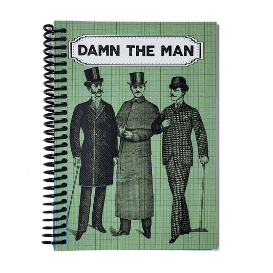 Damn the Man 5x7 NSFW Notebook