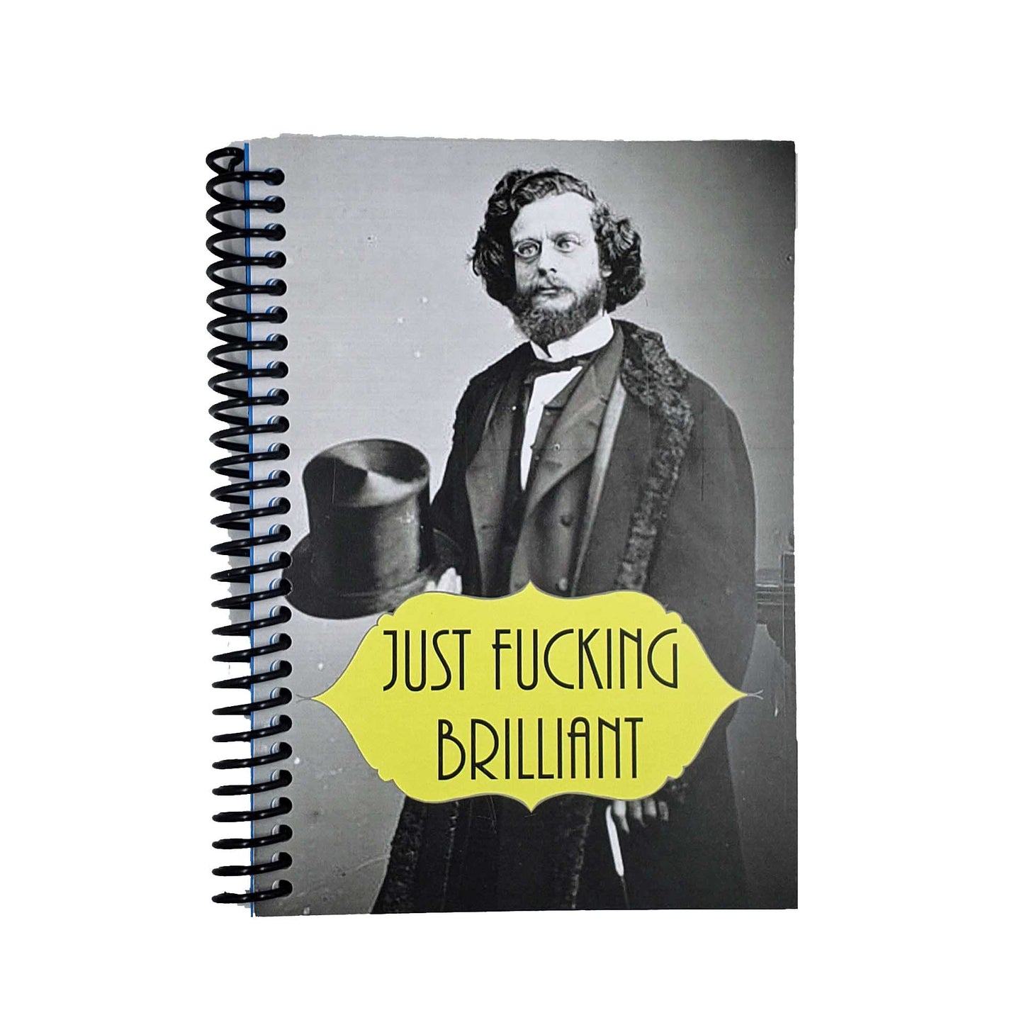 Just Fucking Brilliant 5x7 NSFW Notebook