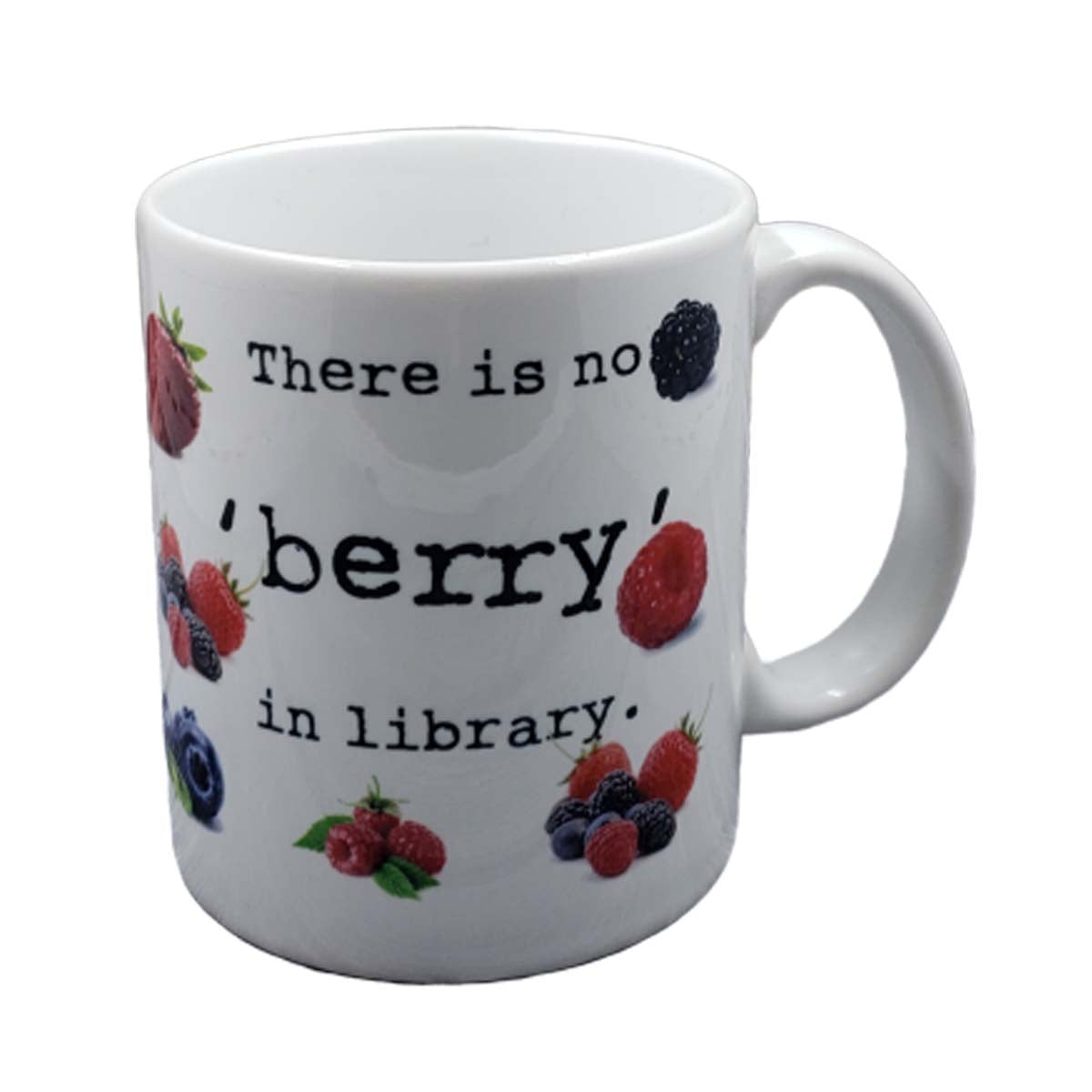 No Berry in Library Mug