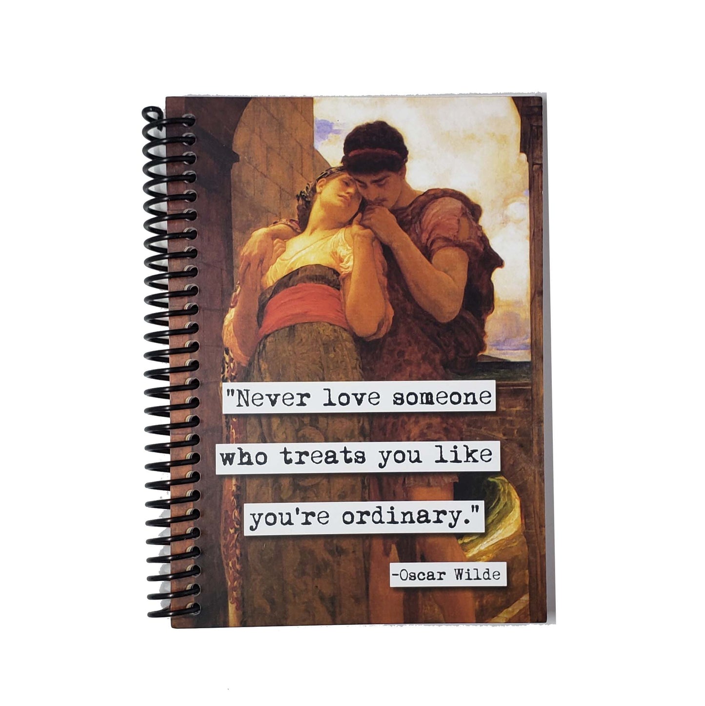 Oscar Wilde Never Love Someone Quote 5x7 Unlined Notebook