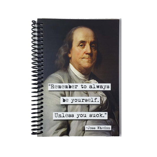 Joss Whedon Always Be Yourself Quote 5x7 Notebook