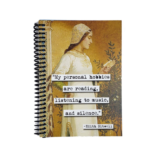 Edith Sitwell Hobbies Quote 5x7 Notebook