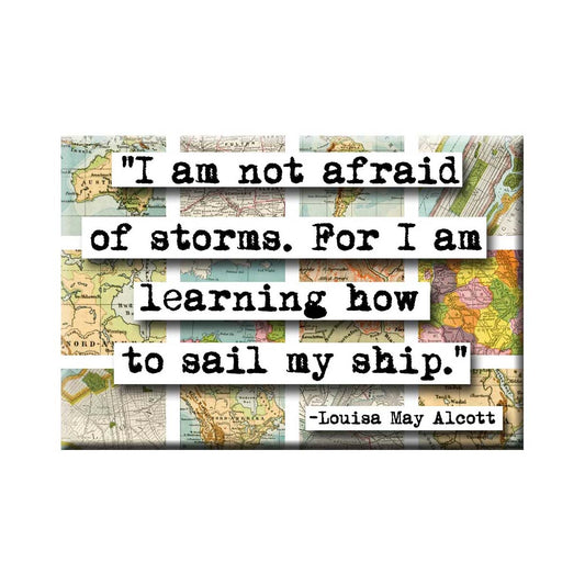 Louisa May Alcott Quote Magnet (no.154)
