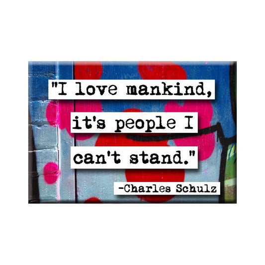 Charles Schulz Quote Magnet