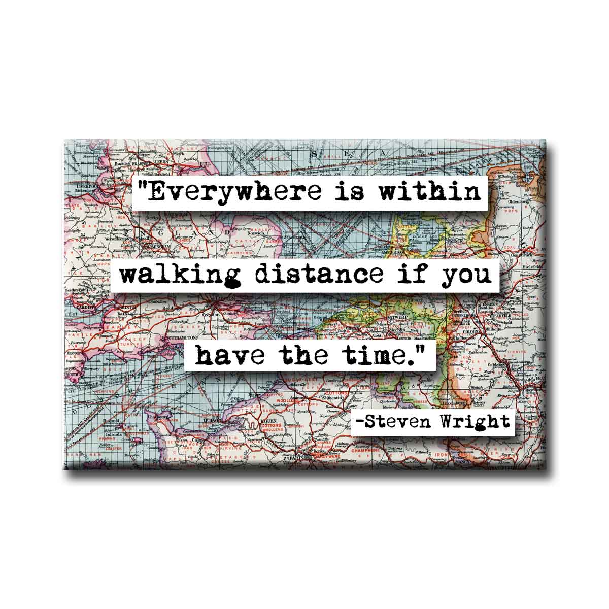 Steven Wright If You Have the Time Quote Magnet