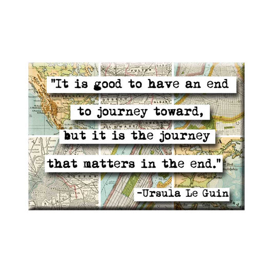 Ursula Le Guin Journey Quote Magnet (no.249)