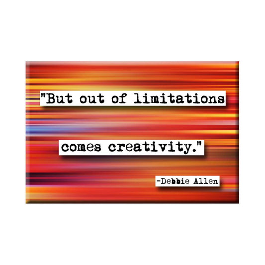 Debbie Allen Creativity Quote Refrigerator Magnet (no.695)