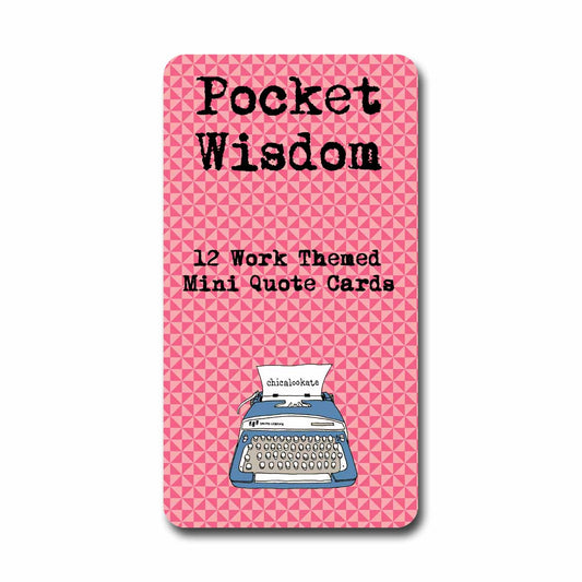 Work Pocket Wisdom Mini Quote Cards Set of 12