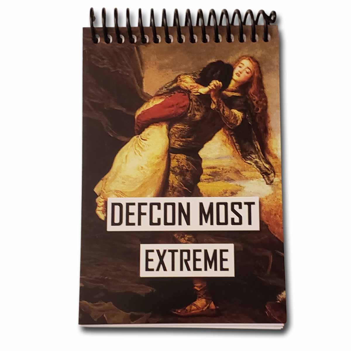 Heaving Bosoms Defcon Most Extreme Blank 4x6 Notepad