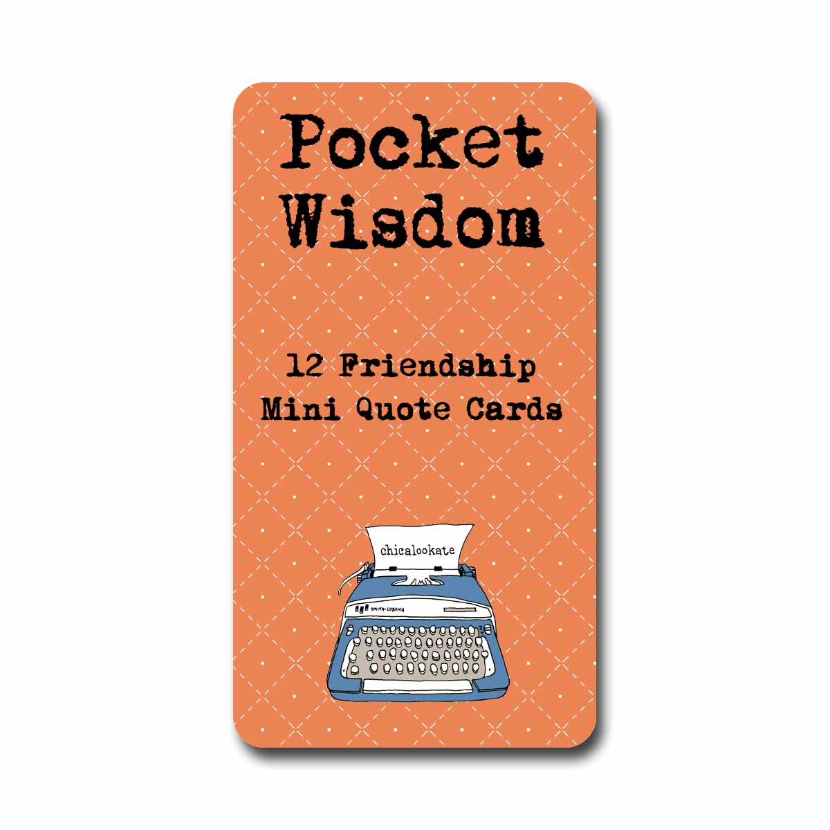 Friendship Pocket Wisdom Mini Quote Cards Set of 12