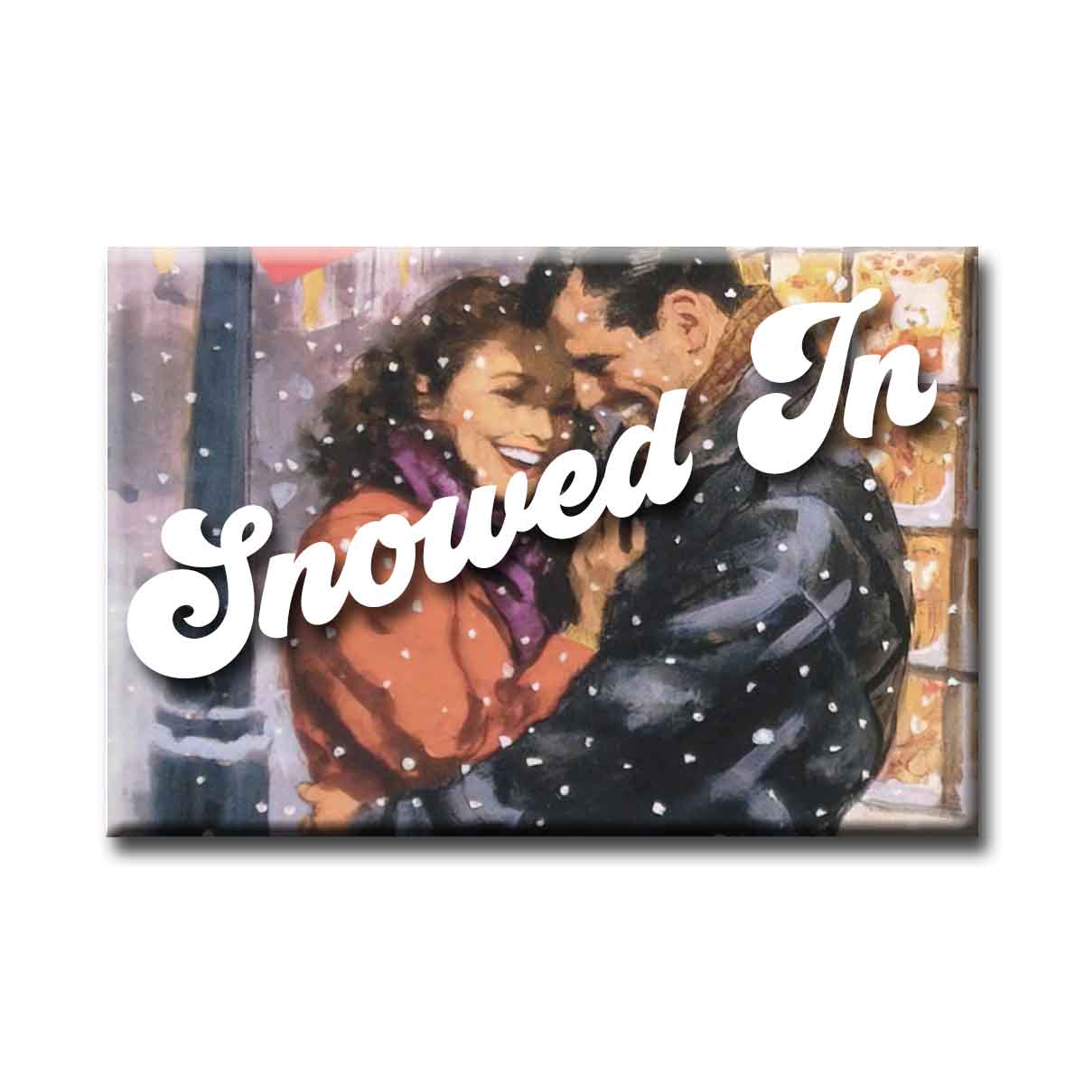 Snowed In Romance Trope Refrigerator Magnet