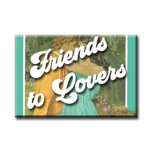 Friends to Lovers Romance Trope Refrigerator Magnet