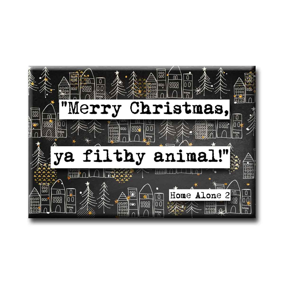 Home Alone 2 Merry Christmas Quote Magnet (no.43c)