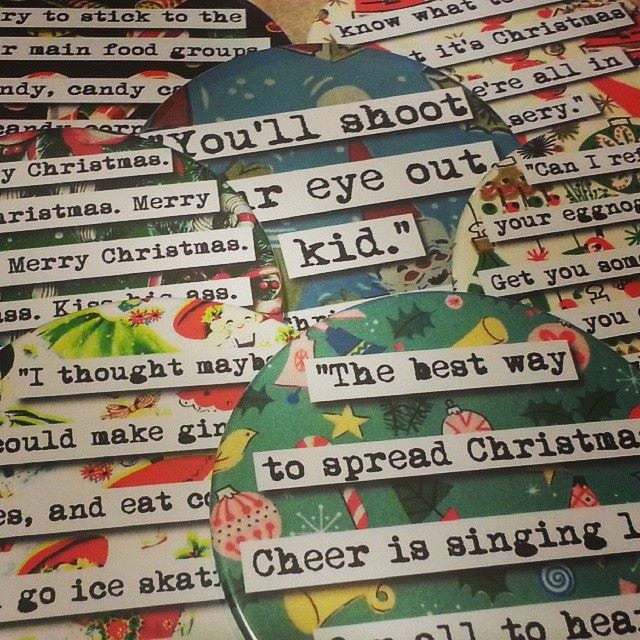 Elf Spread Christmas Cheer  Quote Coaster