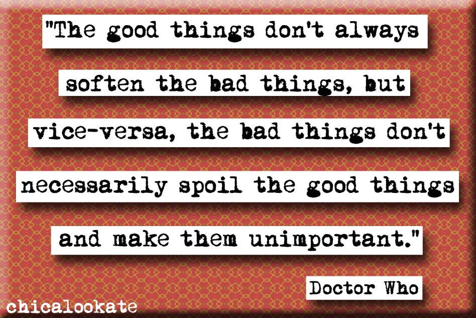 Doctor Who Good Things Quote Magnet (no.660)