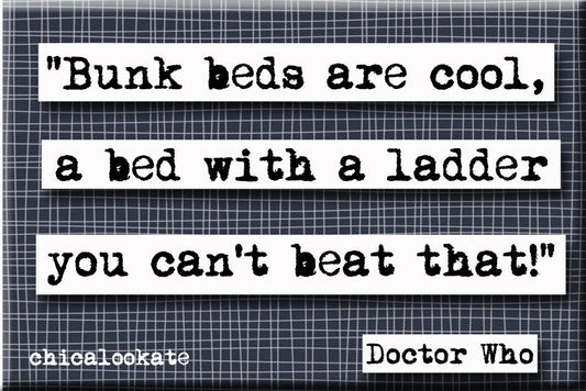 Doctor Who Bunk Beds  Magnet (no.394)