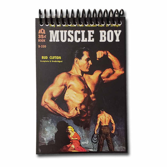 Muscle Boy Pulp Cover Blank 4x6 Notepad